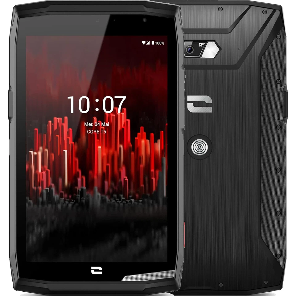 Crosscall Core-T5 4G LTE + WIFI Black 64GB + 4GB Dual-SIM Unlocked Tablet NEW - Image 1 of 3