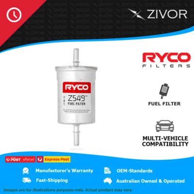 New RYCO Fuel Filter In-Line For CITROEN XM 2.9L PRV ES9J4 (XFZ) Z549 - image 1 of 4