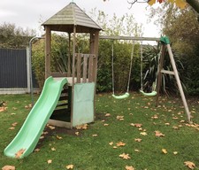 tp wooden climbing frame