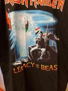 New IRON MAIDEN LEGACY OF THE BEAST 2019 NORTH AMERICAN TOUR LICENSED T SHIRT - Picture 1 of 2