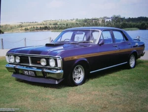 Mini Poster Purple Phase III 351-GT Car - Picture 1 of 1