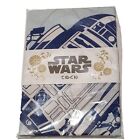 Star Wars Japanese Exclusive Tenugui Banner Cotton Towel Waves R2D2 Blue Rare