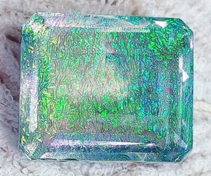 Natürlicher Monarch fester Opal Doublett 102,00 ct loser Edelstein mit Zertifikat - Bild 1 von 6