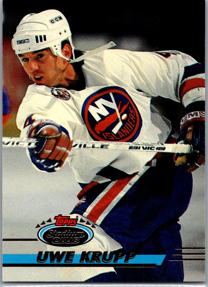1993-94 Topps Stadium Club Hockey - #138 Uwe Krupp - Image 1 of 2