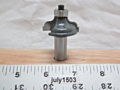 (1) NUEVO MLCS 1-3/8" D Ogee Flauta Punta de Carburo Broca Rodamiento de vástago de 1/2" n4 Foto 1 de 4