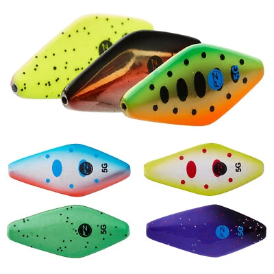 DAM Effzett Pro Trout Inline Spoon 2,8 3,8 5 6,5 g Durchlauf Forellen Blinker - Bild 1 von 4