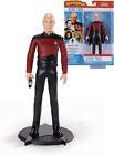 STAR TREK CAPTAIN PICARD POSABLE BENDABLE BENDYFIG FIGURE FIGURINE WITH STAND   