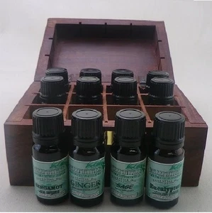 CAJA DE REGALO CON INCRUSTACIONES-12 ACEITES ESENCIALES DE AROMATERAPIA DIFERENTES GRAN VALOR BRITÁNICO - Imagen 1 de 7