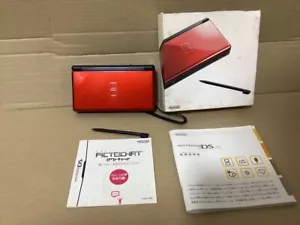 Nintendo DS Lite USG 001 Crimson Red Black Japan Ver. - Picture 1 of 12