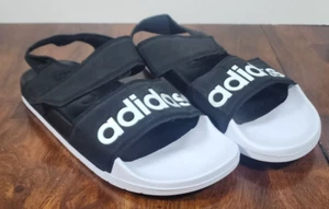 Adidas Adilette Core Damen Sandalen schwarz/wolkenweiß #F35416 Gr:10 - Bild 1 von 7
