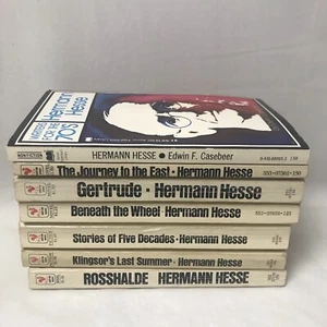 Lot Of 7 Hermann Hesse Vintage 70s Paperback Books Counterculture Literature - Picture 1 of 11