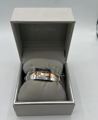 Calvin Klein Watch Bangle Bracelet Women’s Stainless Steel New In Box - Image 1 of 4