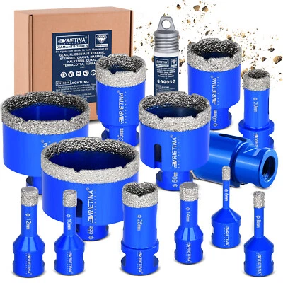 M14 Diamantbohrkrone Fliesenbohrer Diamantbohrer 16-150 mm für Winkelschleifer - Bild 1 von 4