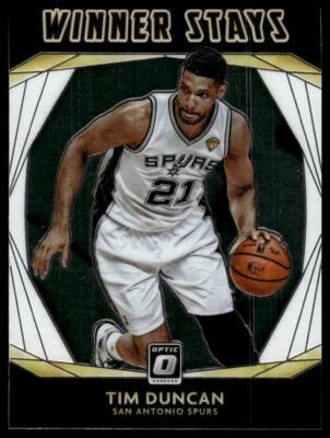 2020-21 Donruss Optic #15 Tim Duncan Winner Stays San Antonio Spurs - Image 1 of 2