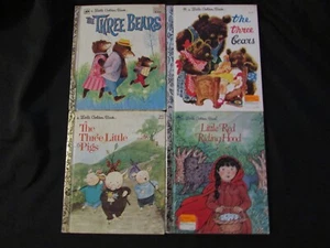 Little Golden Book  Lot of 4 The Three Bears (2) Three Pigs, Red Riding Hood - Bild 1 von 15