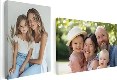 CANVAS PRINT YOUR PHOTO ON LARGE PERSONALISED 30MM DEEP FRAMED 8IN UP TO 60IN - Image 1 of 4