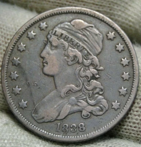 1838 Capped Bust Quarter Cover