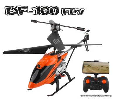 DF-100 Pro FPV Helikopter 9500 mit Kamera DF Models B-Ware geprüft 100 % OK Heli - Bild 1 von 4