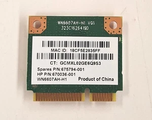 Tarjeta inalámbrica de media altura Atheros AR5B125 WiFi PCI-E - Imagen 1 de 2