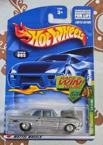 Hot Wheels 2002 Treasure Hunt Ford Thunderbolt Silver 5/12 Neu IN PROTECTOR - Bild 1 von 3