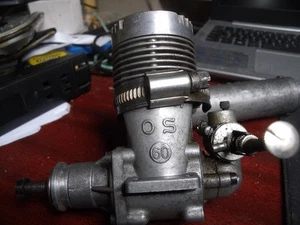 OS 60 rear disc valve induction nitro engine - Picture 1 of 9