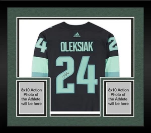 FRMD Jamie Oleksiak Seattle Kraken Signed Adidas Jersey w/Inaugural Season Patch - Picture 1 of 5
