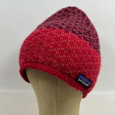 Sombrero PATAGONIA OS BEATRICE Mezcla de Lana Merino Gorro Dobladillo Enrollado Forrado de Vellón Rosa Foto 1 de 4