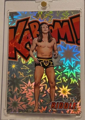 2025 Matt Riddle Kaboom Ssp  Debut Panini Combat Anthology    Case Hit Wwe Ufc  - Image 1 of 3