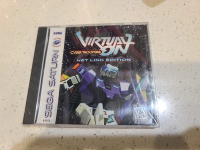 Virtual-On Cyber Troopers [Net Link Edition] (Sega Saturn,1996)-sealed Brand New - Image 1 of 2