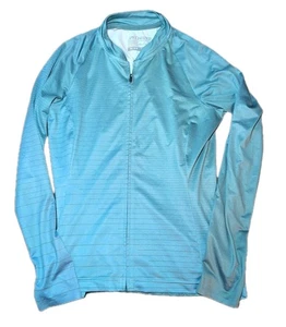 Camiseta deportiva Specialized SL Air manga larga para mujer mediana azul hielo ciclismo cremallera completa  - Imagen 1 de 5