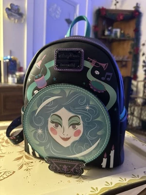 Disney Parks 2023 The Haunted Mansion Madame Leota Mochila Bolso Loungefly Nuevo con Etiquetas Foto 1 de 4