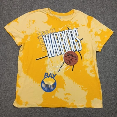 Camisa Golden State Warriors Para Hombres 2XL NBA Baloncesto The Bay Tie Dye Wilson Foto 1 de 4