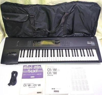 KORG 01/W FD Music Workstation Synthesizer Made in Japan JP - Image 1 of 4