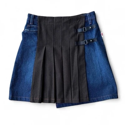 Jean Paul Gaultier JPG Jeans Pleated Kilt Mini Skirt- Archival - Size 40 IT - Image 1 of 4