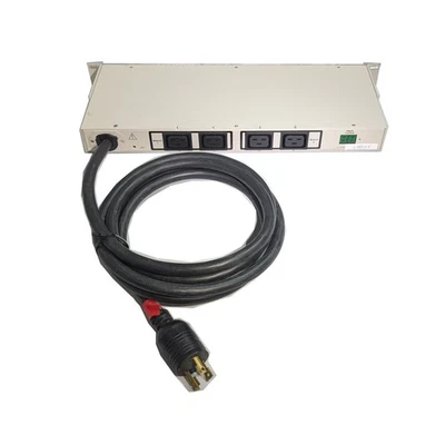 Server Technology C-4H2-L30 Metered PDU 1U 240V 4-C19-Outlets L6-30P - Image 1 of 3