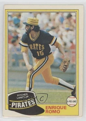 1981 O-Pee-Chee White Back Enrique Romo #28 - Image 1 of 2