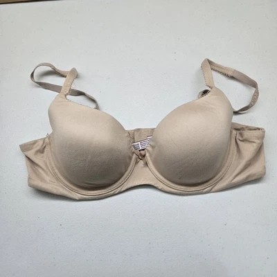 Sujetador Victoria's Secret para mujer 38B beige cuerpo por camiseta con aros Foto 1 de 4