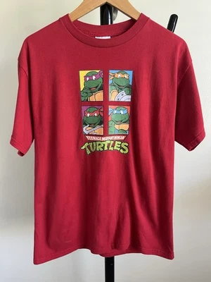 Vintage Teenage Mutant Ninja Turtles Red Youth XL 2000 - Image 1 of 4