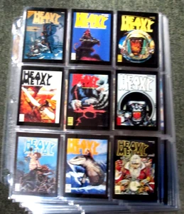 1991 COMIC IMAGES HEAVY METAL COMPLETE TRADING CARD SET OF 90 CARDS NM/MINT - Picture 1 of 1