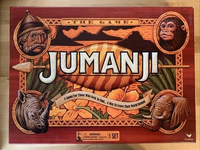 Jumanji The Game Classic Scary Jungle Adventure Family Board Game  - Image 1 of 4