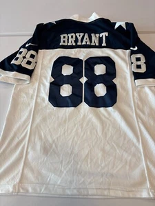 Camiseta de fútbol americano usada NFL Dallas Cowboys Dez Bryant Nike blanca talla pequeña - Imagen 1 de 5