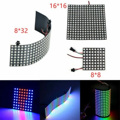 WS2812B LED Digital Panel Matrix Screen 5050 RGB Addressabl​e sk6812 Pixels 5V - Image 1 of 4