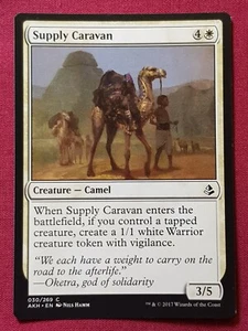 Magic The Gathering AMONKHET SUPPLY CARAVAN white card MTG - Picture 1 of 2