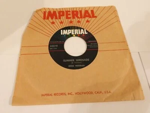 INDIAN LOVE CALL AND SUMMER SERENADE ERNIE FREEMAN IMPERIAL RECORDS 45 RPM - Picture 1 of 4