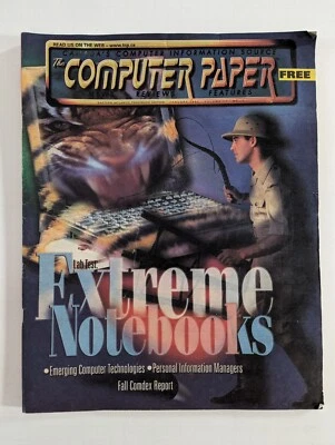 Vintage Magazine Computer Paper Computer Info Resource January 1998 - Image 1 of 4