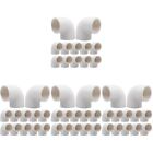 80 pcs Elbow Fittings Water Hose Connector Replacement 90 Degree Elbow