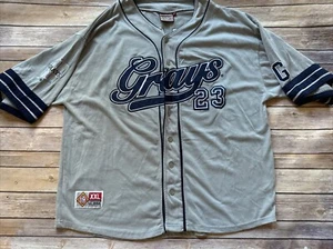 Homestead Grays Baseball Jersey Mens 2XL Gray Negro League NLBM Embroidered - Picture 1 of 10