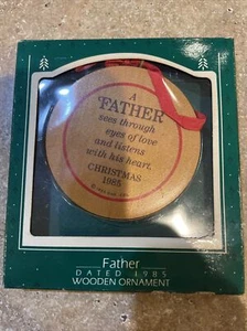 Hallmark Keepsake Christmas Ornament 1986 Father - Picture 1 of 2
