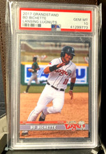 2017 Grandstand Lansing Lugnuts Minor League Team Card Bo Bichette  PSA 10 GEM