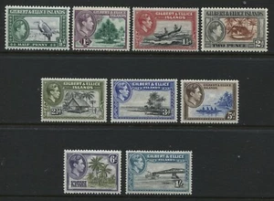 Glbert & Ellice Islands KGVI 1939 all values to 1/ mint o.g. hinged - Picture 1 of 1